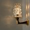 Lead Crystal Wall Light with Brass Frame by OTHR, France, 1970s, Image 13