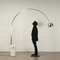 Steel Arco Lamp by Achille and Pier Giacomo Castiglioni for Flos, Italy, 1980s, Image 2