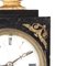 Neoklassizistische Uhr aus ebonisiertem Holz mit rechteckigem Fuß, Frankreich, 19. Jh 7