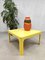 Vintage Space Age Style Yellow Coffee Table by Preben Fabricius 2