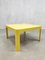 Vintage Space Age Style Yellow Coffee Table by Preben Fabricius 1