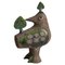 Skandinavische Vogel Skulptur von Rolf Hansen für Kongsberg Ceramics, 1950er 1