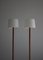 Scandinavian Turned Oak Floor Lamps, 1950s, Set of 2, Image 9