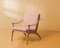 Teak / Seppia Lean Back Lounge Chair Nabuk by Warm Nordic 9