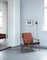 Teak / Seppia Lean Back Lounge Chair Nabuk by Warm Nordic, Image 13