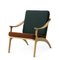 Teak / Seppia Lean Back Lounge Chair Nabuk by Warm Nordic, Image 4