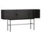 Schwarzes Eichenholz Array 180 Sideboard von Says Who 1