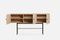 Schwarzes Eichenholz Array 180 Sideboard von Says Who 10