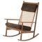 Sheepskin Teak / Drake Swing Rocking Chair by Warm Nordic, Image 1