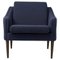 Mosaic Solid Smoked Oak / Royal Blue Mr. Olsen Lounge Chair by Warm Nordic 1