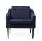 Mosaic Solid Smoked Oak / Royal Blue Mr. Olsen Lounge Chair by Warm Nordic 2