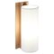 White and Beech TMM Largo Wall Lamp by Miguel Milá 1