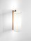 White and Beech TMM Largo Wall Lamp by Miguel Milá, Image 3