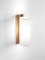 White and Beech TMM Largo Wall Lamp by Miguel Milá, Image 2
