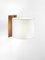 White and Beech TMM Corto Wall Lamp by Miguel Milá, Image 2