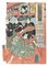 Utagawa Kunisada, escena Kabuki, grabado en madera, mediados del siglo XIX, Imagen 1