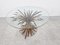 Vintage Wheatsheaf Coffee Table in Gilt Metal and Glass, 1960s 6