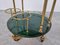 Italian Lacquered Goatskin Serving Bar Cart by Aldo Tura, 1960s 7