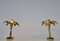 Brass Flower Table Lamps, 1970s, Set of 2, Image 4