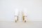 Mid-Century Brass and Opaline Wall Lamps by Hans Bergström for Asea, 1950s, Set of 2, Image 8