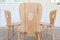 Swedish Sculptural Dining Chairs in Pine by Bo Fjaestad, 1930s, Set of 4 10