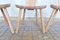 Swedish Sculptural Dining Chairs in Pine by Bo Fjaestad, 1930s, Set of 4 12