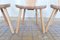 Swedish Sculptural Dining Chairs in Pine by Bo Fjaestad, 1930s, Set of 4, Image 12