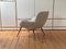 Vintage Danish White Bouclé Lounge Chair, 1950s 5