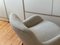 Vintage Danish White Bouclé Lounge Chair, 1950s 3