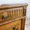 Antique Bedside Table with Red Marble Top 12