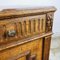 Antique Bedside Table with Red Marble Top, Image 12