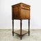 Antique Bedside Table with Red Marble Top 7