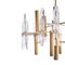 Brass and Crystal Prism Chandelier by Gaetano Sciolari, Italy, 1960s 2