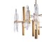 Brass and Crystal Prism Chandelier by Gaetano Sciolari, Italy, 1960s, Image 2