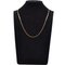 Modern 18 Karat Yellow Gold Mesh Chain 4