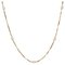 18 Karat Yellow Gold Mesh Chain with Cultured Pearls, 1960s, Image 1