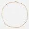 18 Karat Yellow Gold Mesh Chain with Cultured Pearls, 1960s 3