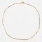 18 Karat Yellow Gold Mesh Chain with Cultured Pearls, 1960s, Image 3