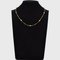 18 Karat Yellow Gold Mesh Chain with Cultured Pearls, 1960s, Image 4
