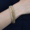 French 18 Karat Rose Gold Chiseled Curb Bracelet, 1950s 5