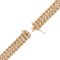 French 18 Karat Rose Gold Chiseled Curb Bracelet, 1950s 9