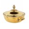 Piatto in stile neo-imperiale con coperchio della serie Malmaison in metallo dorato di Christofle, XX secolo, Immagine 2
