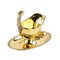 Neo-Empire Stil Sauciere aus vergoldetem Metall der Malmaison Serie von Christofle, Frankreich, 20. Jh 4