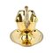 Neo-Empire Stil Sauciere aus vergoldetem Metall der Malmaison Serie von Christofle, Frankreich, 20. Jh 5