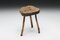 Tabouret Trépied Wabi Rustique, France, 1950s 2