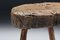 Tabouret Trépied Wabi Rustique, France, 1950s 8