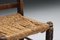 Rustic French Rattan Chair, 1940s 7