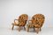 Mid 20th Century Scandinavian Modern Muslingestolar or Clam Chairs, Set of 2, Image 7