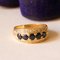 Vintage 18k Gold Ring with Sapphires and Diamonds, 1950s, Image 12