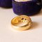 Vintage 18k Gold Ring with Sapphires and Diamonds, 1950s 5